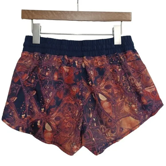 Calia by Carrie Underwood Shorts Pull On Tie Waist Blue Multi Womens Small - Picture 11 of 12